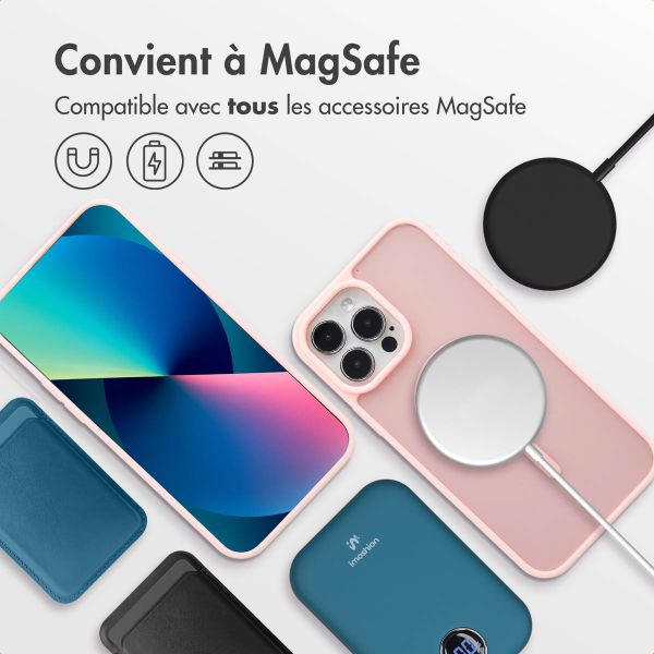 imoshion Coque Color Guard avec MagSafe iPhone 13 Pro Max - Rose clair