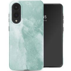 Selencia Coque arrière Vivid Samsung Galaxy S25 Edge - Marble Grayed Jade