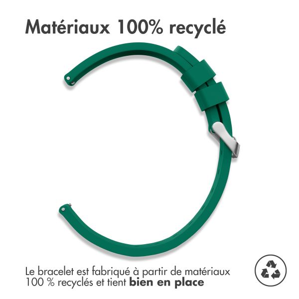 imoshion Bracelet silicone  - Connexion universelle 24 mm - Vert foncé