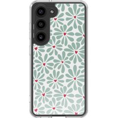 imoshion Coque Design Samsung Galaxy S23 - Bloom Love Sage Green