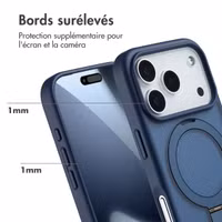 Accezz Coque Ring Stand avec MagSafe Apple iPhone 17 Pro - Bleu
