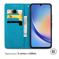 imoshion Etui de télephone Mandala Samsung Galaxy A35 - Turquoise
