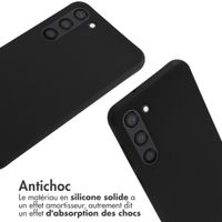 imoshion ﻿Coque en silicone avec cordon Samsung Galaxy S23 Plus - Noir