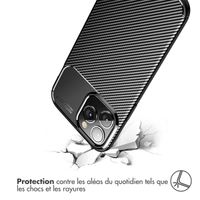 imoshion Coque silicone Carbon Apple iPhone 14 Pro - Noir