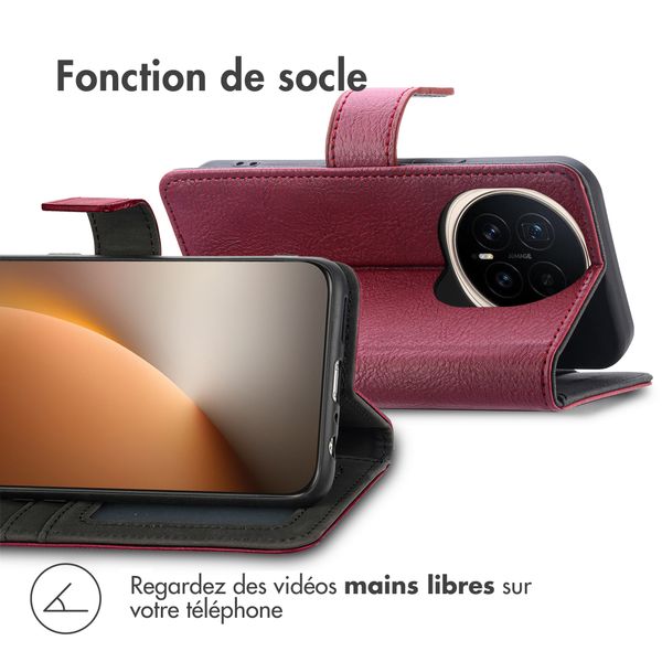 imoshion Étui de télephone portefeuille Honor Magic8 Pro - Bordeaux