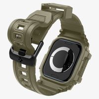 Spigen Coque Rugged Armor™ Pro Apple Watch 10 - 46 mm - Vintage Khaki