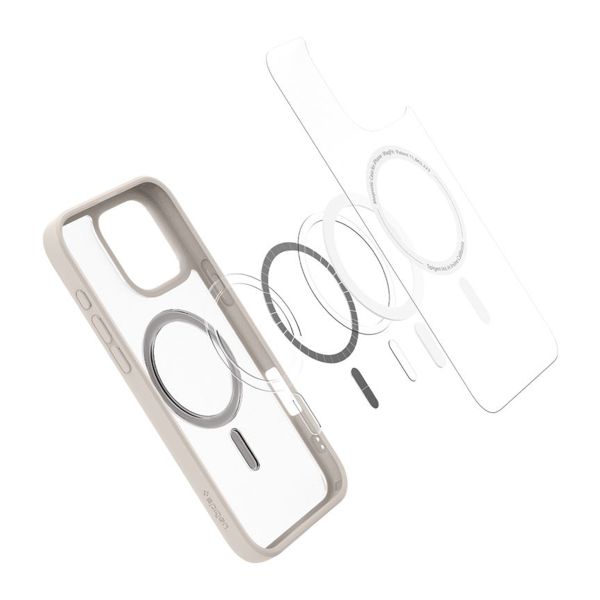 Spigen Coque Ultra Hybrid MagSafe Apple iPhone 16 Pro Max - Frost Natural Titanium