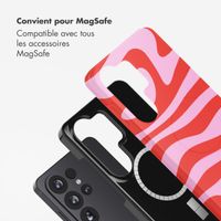 Selencia Coque arrière Vivid avec MagSafe Samsung Galaxy S26 Ultra - Dream Swirl Pink