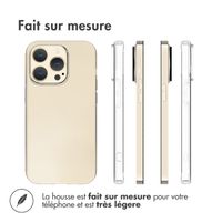 Accezz Coque Clear Apple iPhone 15 Pro - Transparent