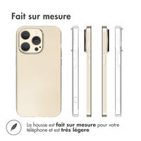 Accezz Coque Clear iPhone 15 Pro - Transparent