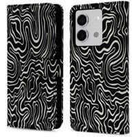 imoshion Étui de téléphone portefeuille Design Xiaomi Redmi Note 13 (5G) - Black And White