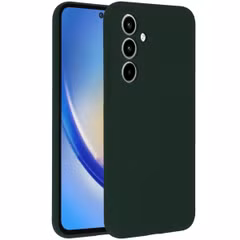 Accezz Coque Liquid Silicone Samsung Galaxy A35 - Forest Green