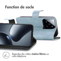 imoshion Étui de télephone portefeuille Xiaomi 14T Pro - Bleu clair