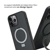 Accezz Coque Ring Stand avec MagSafe iPhone 13 Pro Max - Noir