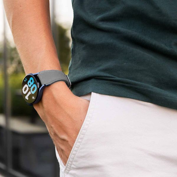 imoshion Bracelet en silicone souple Samsung Galaxy Watch 8 (Classic) - 40 / 44 / 46mm - Gris