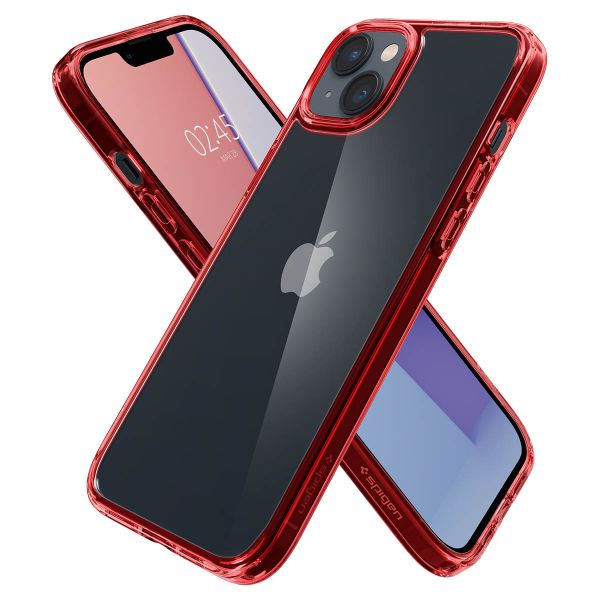 Spigen Coque Ultra Hybrid iPhone 14 - Rouge