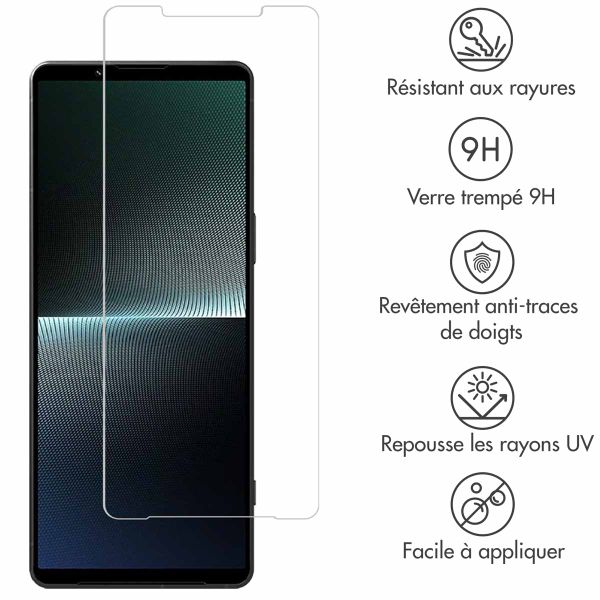 Selencia Protection d'écran en verre trempé Sony Xperia 1 V