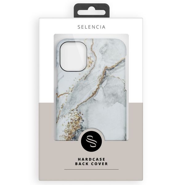 Selencia Coque Maya Fashion iPhone 12 (Pro) - Marble Stone