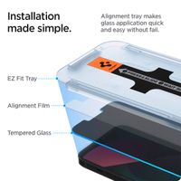 Spigen Protection d'écran en verre trempé GLAStR Privacy Applicator Apple iPhone 13 / 13 Pro