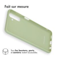 imoshion Coque Couleur Samsung Galaxy A13 (5G) / A04s - Olive Green