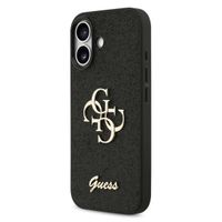 Guess Coque 4G Metal Logo Glitter Apple iPhone 17 - Noir