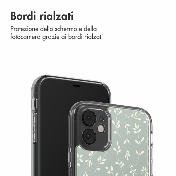 imoshion Coque Design Apple iPhone 11 - Smoke Green Flowers