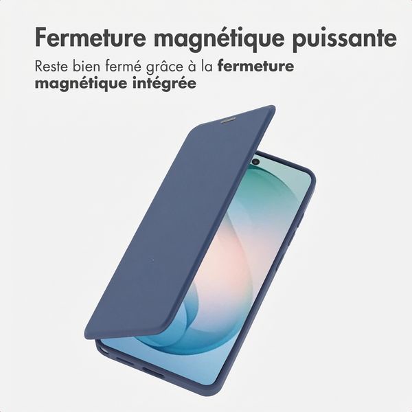 imoshion Bookcase transparente avec MagSafe Samsung Galaxy S26 Ultra - Bleu
