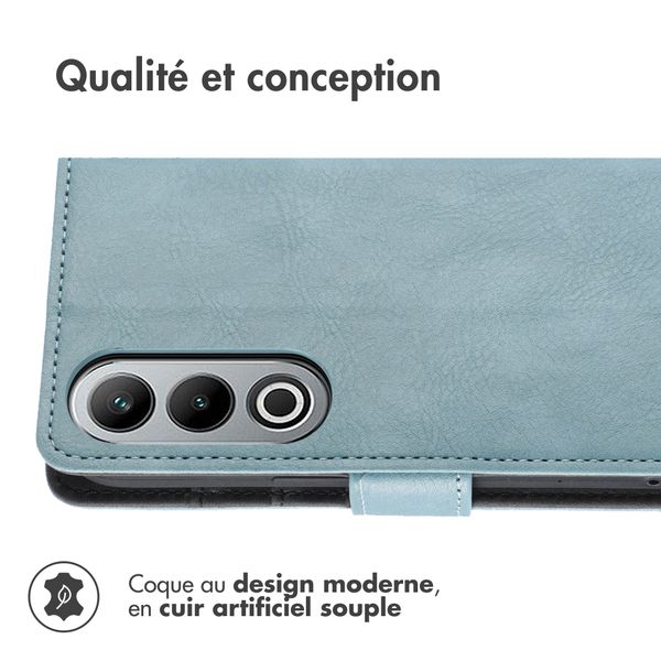 imoshion Étui de télephone portefeuille OnePlus Nord CE 4 - Bleu clair