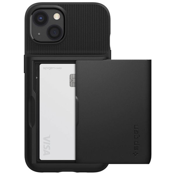 Spigen Coque Slim Armor CS iPhone 13 - Noir