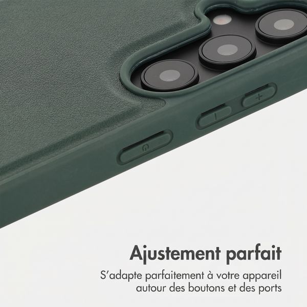 Accezz Coque arrière Edge avec MagSafe Samsung Galaxy S25 - Vert