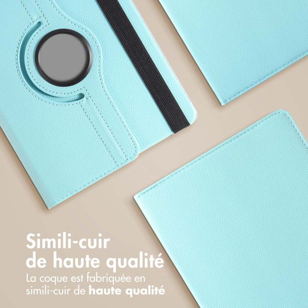 imoshion Coque tablette rotatif à 360° Samsung Galaxy Tab A9 Plus - Bleu clair