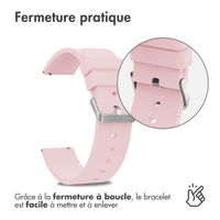 imoshion Bracelet silicone  - Connexion universelle 24 mm - Rose