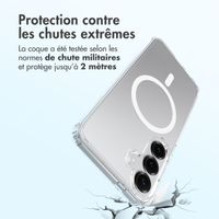 Accezz Coque arrière Xtreme Impact avec MagSafe Samsung Galaxy S25 Plus - Transparent