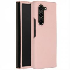 Accezz Coque Liquid Silicone Samsung Galaxy Z Fold 5 - Rose