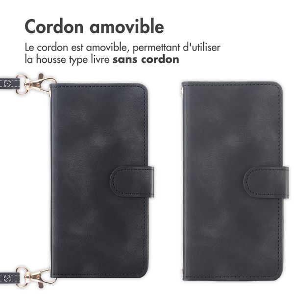 imoshion Etui de télephone portefeuille avec cordon Oppo Reno15 Pro (5G) - Noir