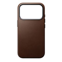 Nomad Coque arrière Traditional Leather avec MagSafe Apple iPhone 17 Pro - Marron