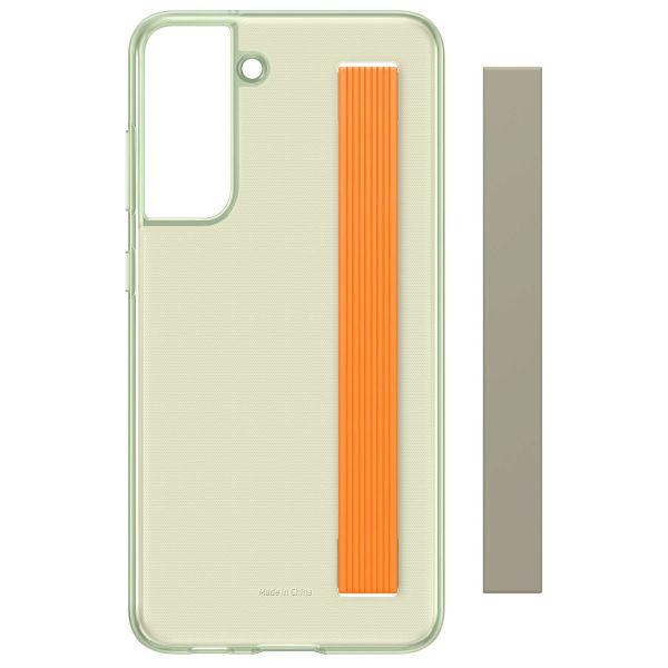 Samsung Original Coque Slim Strap Galaxy S21 FE - Olive Green