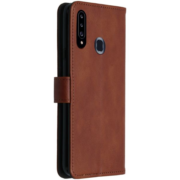 imoshion Étui de télephone portefeuille de luxe Samsung Galaxy A20s - Marron