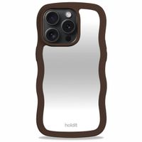 Holdit Coque Wavy iPhone 14 Pro - Chocolate / Mirror