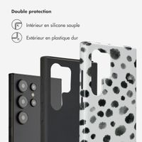 Selencia Coque arrière Vivid Tough Samsung Galaxy S24 Ultra  - Trendy Leopard