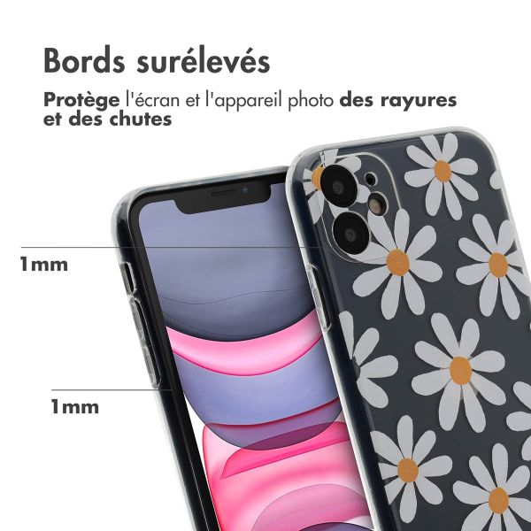 imoshion Coque Design Apple iPhone 11 - Daisy Flower