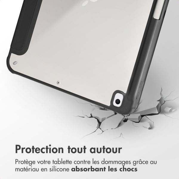 imoshion Coque tablette Origami iPad 9 (2021) 10.2 pouces / iPad 8 (2020) 10.2 pouces / iPad 7 (2019) 10.2 pouces - Noir