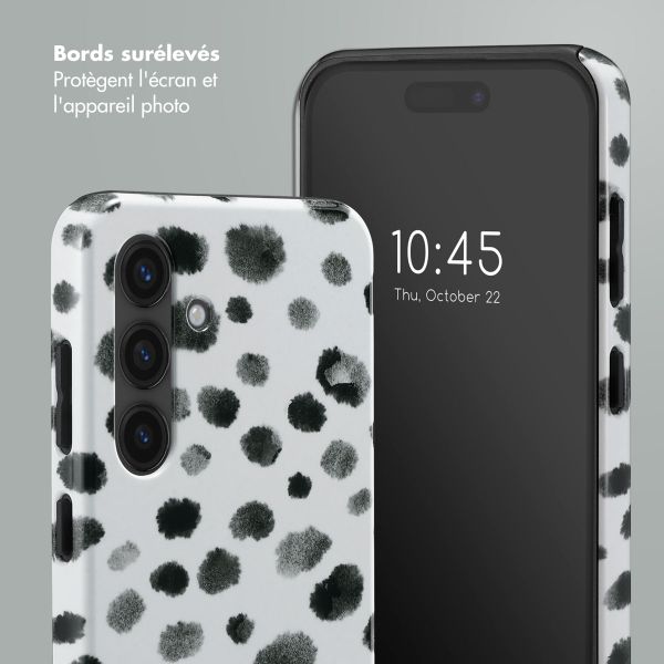 Selencia Coque arrière Vivid Tough Samsung Galaxy S24  - Trendy Leopard