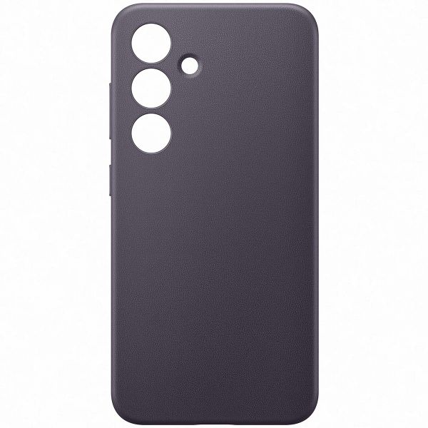 Samsung Coque originale en cuir vegan Galaxy S24 - Dark Violet