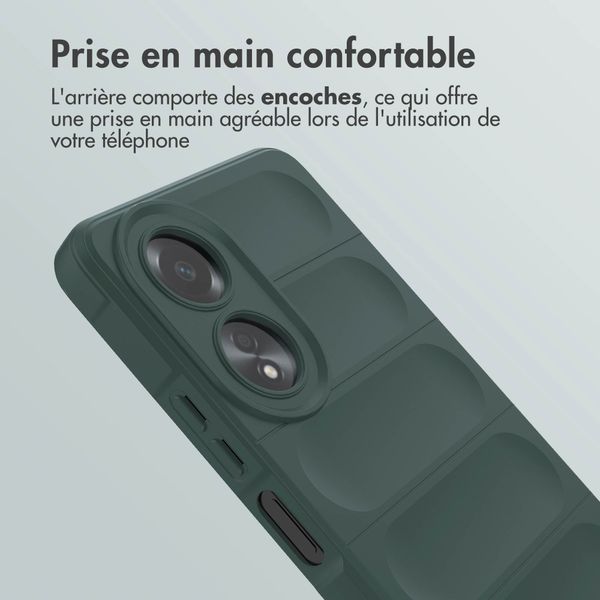 imoshion Coque arrière EasyGrip Oppo A58 (4G) - Vert foncé