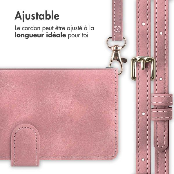 imoshion Etui de télephone portefeuille avec cordon Samsung Galaxy A35 - Rose