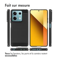 imoshion Coque Brushed Xiaomi Redmi Note 13 (5G) - Noir