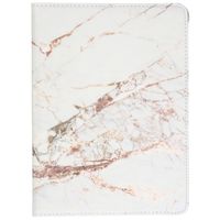 imoshion Coque tablette Design rotatif à 360° iPad 10 (2022) 10.9 pouces - White Marble