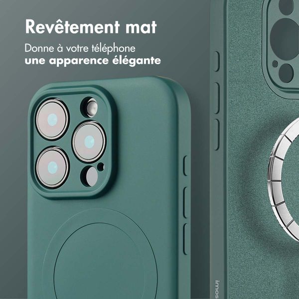 imoshion Coque Couleur avec MagSafe iPhone 16 Pro Max - Vert foncé