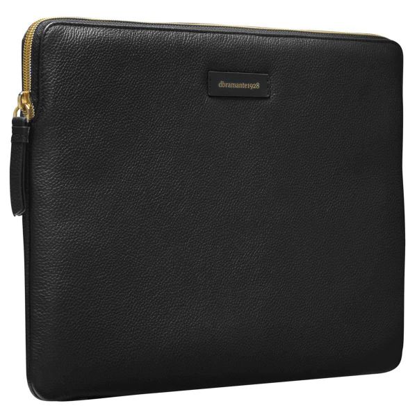 dbramante1928 ﻿Paris Sleeve - Pochette ordinateur 13 pouces - Cuir véritable - MacBook Pro 13 pouces / Air 13 pouces - Night Black